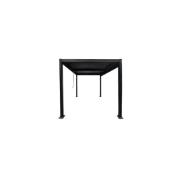 Pergola 3x3 m aluminium og st&aring;l